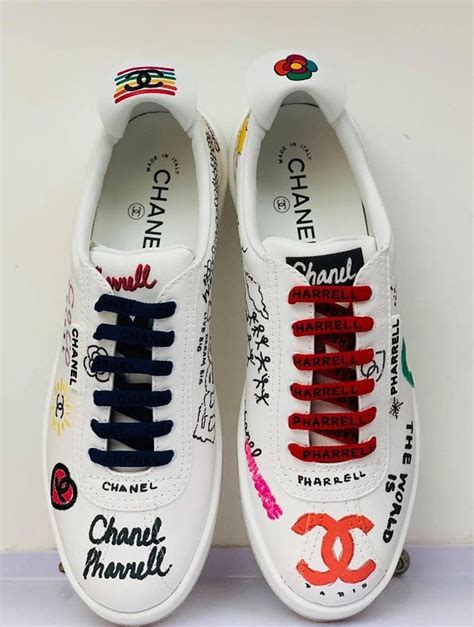 chanel pharrell sneaker|pharrell williams chanel shoes.